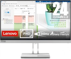 Lenovo Lenovo L24e-40 - 23.8'' | VA | Full HD| 100 Hz | HDMI, VGA | Reproduktori 2 x 3W | pochył | VESA 100