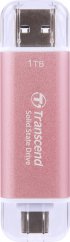 Transcend SSD USB3.0 1TB EXT. A/C/PINK TS1TESD310P TRANSCEND