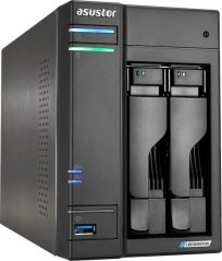 Asustor Súborový server Asustor LOCKERSTOR 2 AS6702T 2-bay, Intel Celeron N5105 Czterordzeniowy 2.0GHz, 4GB RAM DDR4. 4x M.2 PCIe (NVMe), 2x 2.5 GbE. 2x USB 3.