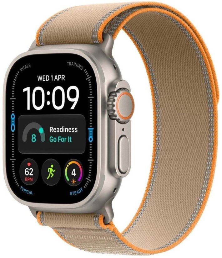 Apple Watch Ultra 4 GPS + Cellular 49mm Naturaln Titanium / Trail Loop S/M pieskový  (MJAJ4ET/A)
