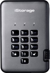 iStorage diskAshur Pro 2 512GB Sivý (IS-DAP2-256-SSD-512-C-G)