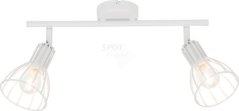 SPOT Light Lampa oprawa Megan 2x60W E14 Biela (2743202)