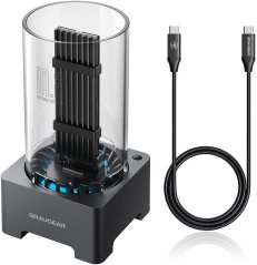 Graugear Graugear USB 4.0 Docking Station für M.2 NVMe SSD mit Heatsink und Lüfter