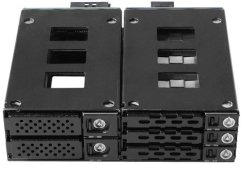 JJ Computer JOUJYE Backplane JJ-N-2937NVMe16 fuer 2x2,5 Zoll NVMe U.2 + 3x2,5 Zoll HDD/SSD SATA3/SAS3 bis 12Gbps MiniSAS HD SFF8643 Anschluss
