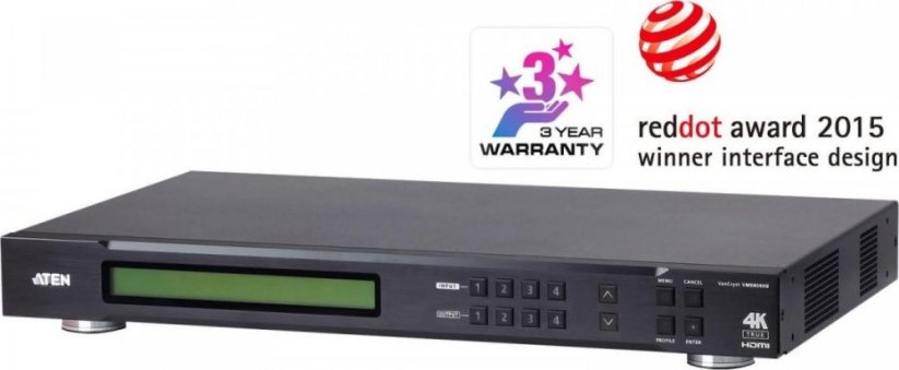 Aten ATEN 4 x 4 True 4K HDMI Matrix Switch