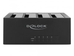 Delock DeLOCK 63930, HDD, SSD, Serial ATA, 2.5,3.5", USB 3.2 Gen 1 (3.1 Gen 1) Type-B, Black, 5 Gbit/s