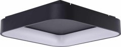 Azzardo Przyna strop lampa pokojowa Solvent LED 32W kwadrat Čierna
