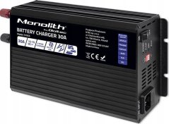 Qoltec Inteligentna Nabíjačka do akumularów LiFePO4 AGM GEL SLA | 30A | 12V
