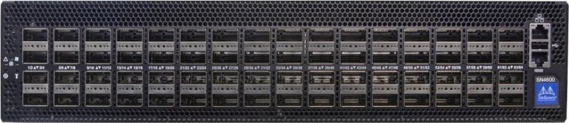 NVIDIA NVIDIA Spectrum-3 SN4600C - Switch - L3 - managed - 64 x 100 Gigabit QSFP28 - Luftstrom von hinten nach vorne - an Rack montierbar