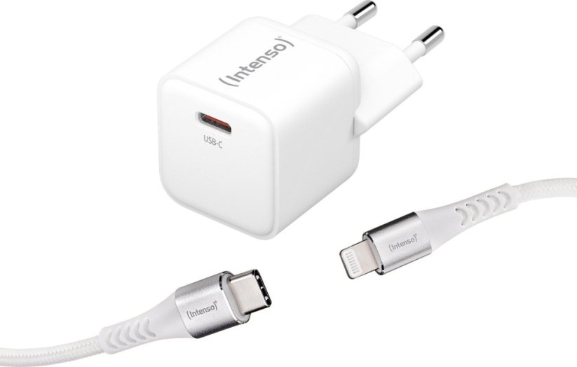 Intenso Intenso Power Adapter 30W, USB-C mit Lightning-Kabel
