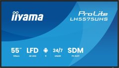 iiyama iiyama Monitor 55 '' LH5575UHS-B2AG,24/7,IPS,ANDROID.11,4K, WiFi, iiSignage2, FailOver, EShare, 24/7, full daisy chain