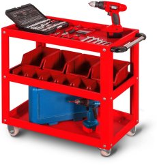 Diablo Chairs Werkstattwagen HUGO, 700 x 816 x 400 mm, rot