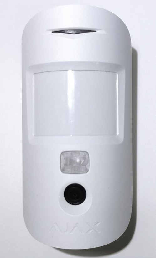 Ajax Ajax Systems 119282.310.WH1 Czujka ruchu z kamerą MotionCam HDR (PhOD) Jeweller - Biely