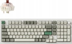 Keychron Keychron Q5 Max QMK/VIA Wireless Custom Mechanical Keyboard Fully Assembled Knob / Shell White / Gateron Jupiter Brown