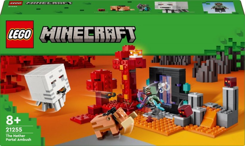 LEGO Minecraft Prepadnutie portálu v podsvetí (21255)