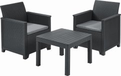Keter Sada balkónový EMMA BALCONY SET - Grafitový