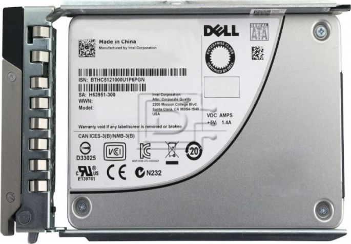 Dell 480GB 2.5'' SATA III (6 Gb/s)  (400-BDWE)