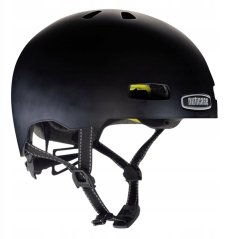 MET Nutcase Street Onyx Solid Mips Cycling Helmet, 52-56 cm