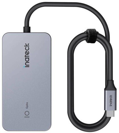 Inateck Inateck HB2027 USB 3.2 Gen 2 (3.1 Gen 2) Type-C 10000 Mbit/s Sivý