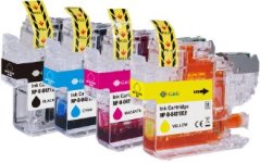G&G Toner do drukarki Sada 4 sztuk Pre Brother LC421XLVAL BK/C/M/Y