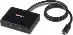 Lindy 43329 huby i koncentratory USB 3.2 Gen 1 (3.1 Gen 1) Type-C 5000 Mbit/s Čierny