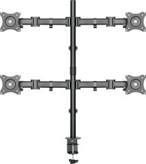 Deltaco Držiak na 4 monitory 13" - 27" (ARM-0302)