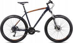 Romet Dviratis Romet Rambler R7.3 2025 dark blue-orange-18" / M (Dydis: 18" / M)