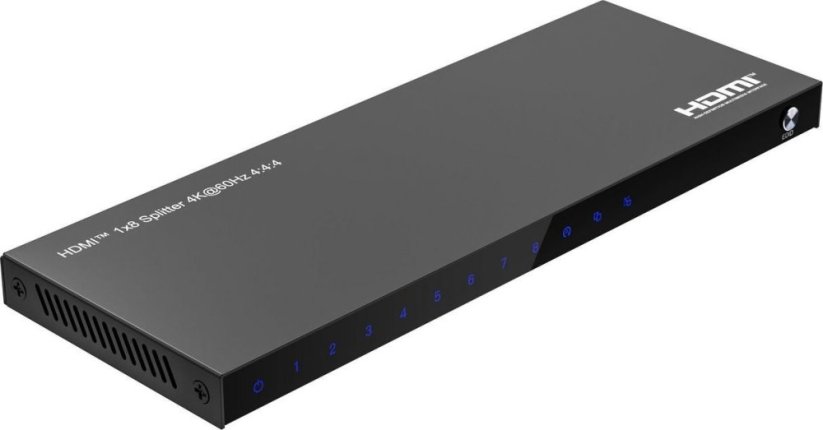 MicroConnect HDMI 4K Splitter 1x 8 Support