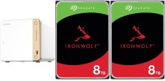Qnap TS-462-4G + 2x Seagate IronWolf 8TB (ST8000VN004)