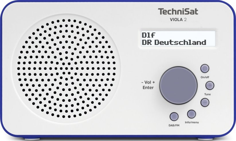 TechniSat VIOLA 2, biało-Modrý