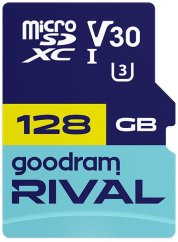 GoodRam Rival MicroSDXC 128 GB Class 10 UHS-I/U3 V30 (GGSM3AA-1280R12)