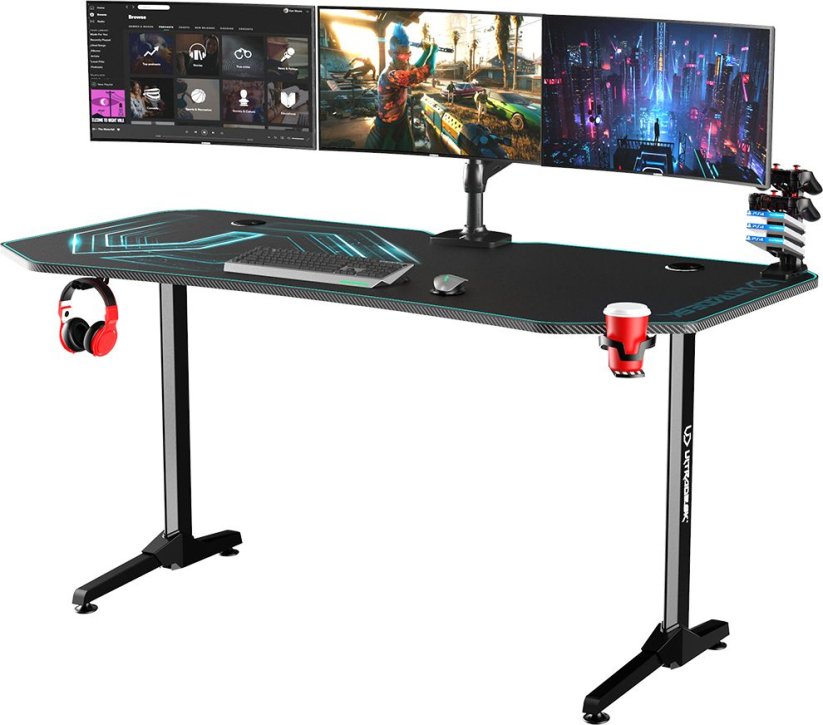 Ultradesk Frag XXL Modré 160 cmx75 cm