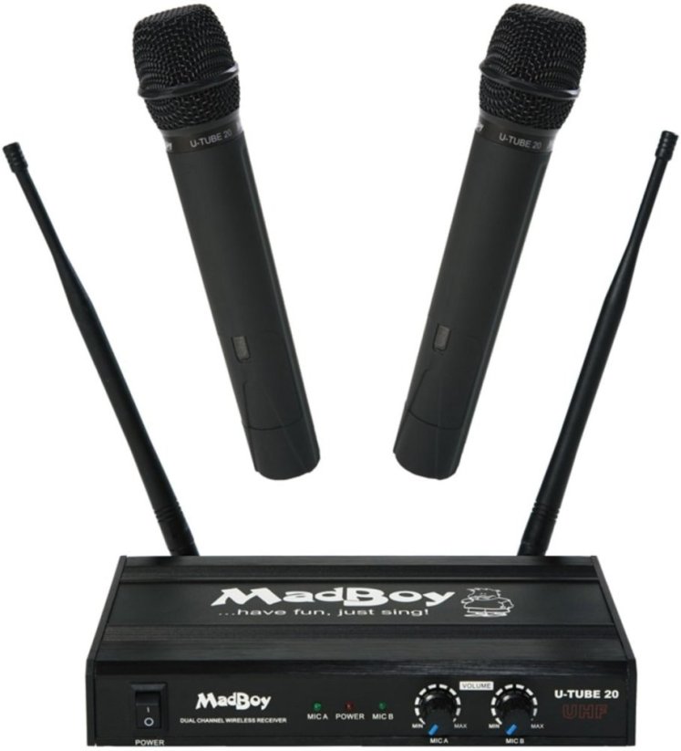 Promate MadBoy U-Tube 20 wireless karaoke microphone pair