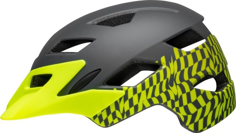 Bell prilba juniorski BELL SIDETRACK Rozmer prilbau: univerzálny(50-57 cm), Wybierz farba: Wavy Checks Matte Retina Sear