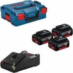 Bosch BOSCH.akumulátor 18V 5,0Ah x3 +Nabíjačka GAL 18V-40 +LB B0615990L3T