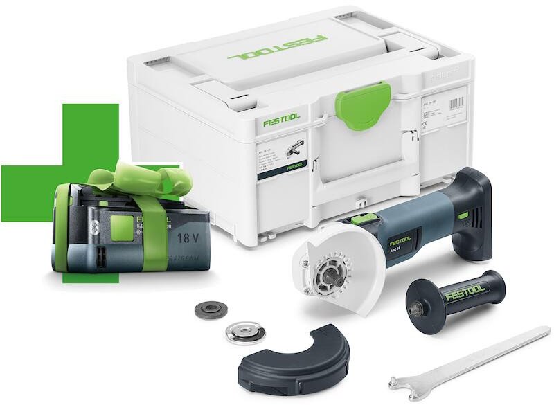 Festool AGC 18-125 EB-Basic-5,0 (578602) 1 x Akumulator 5 Ah