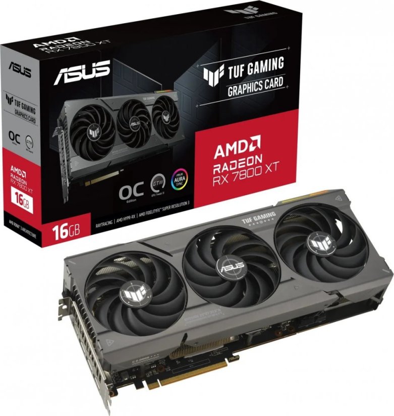 Asus TUF Gaming Radeon RX 7800 XT OC 16GB GDDR6 (TUF-RX7800XT-O16G-GAMING)