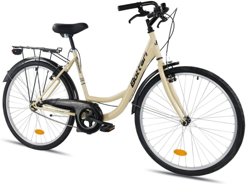 N1 Miesto dviratis Bottari Taormina 26", smėlio spalvos