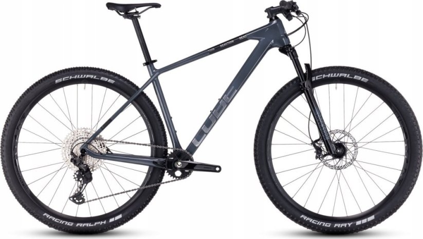 Cube Dviratis Cube Reaction C:62 Pro 29 grey'n'metal 2023-19" / 29 / L (Dydis: 19" / 29 / L)