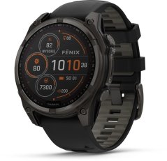 Garmin Fenix 8 Solar Sapphire 47mm Carbon Gray Titanium Black (010-02906-11)