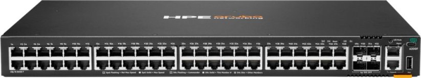 HPE Aruba Networking CX 6200F 48G 4SFP+ (JL726B)