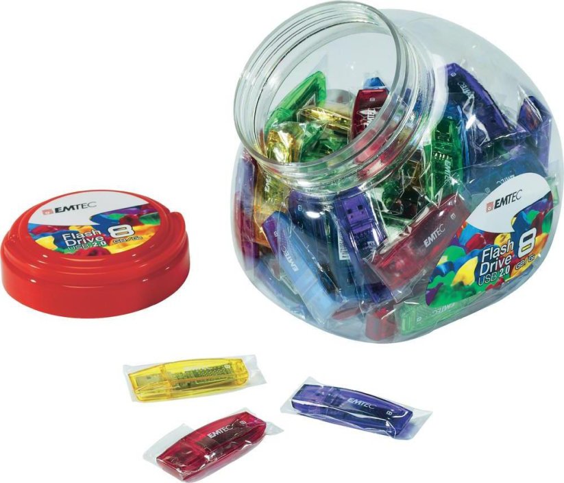 Emtec C410 Color Mix, 8 GB  (ECMMD8GC410JAR80)