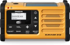 Sangean MMR-88 DAB+ (USB-C) Žltý awaryjny korba słoneczny Radio