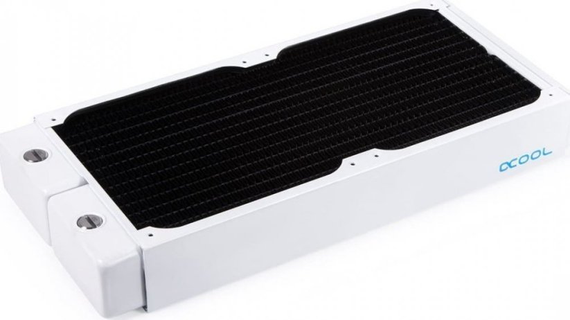 Alphacool Alphacool NexXxoS XT45 Full Copper Radiator V.2 - 280mm, weiß