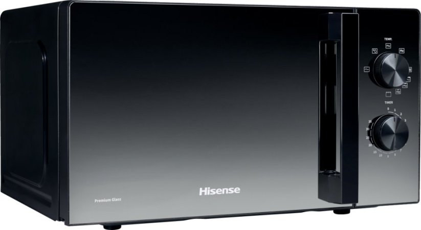 MPL Power Hisense  20 L  700 W  spogulvirsma/melna - Mikrovilnu krasns