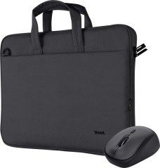 Trust TRUST Sada brašna na notebook 16" Notebook Bag + Bezdrátová Myš, černá