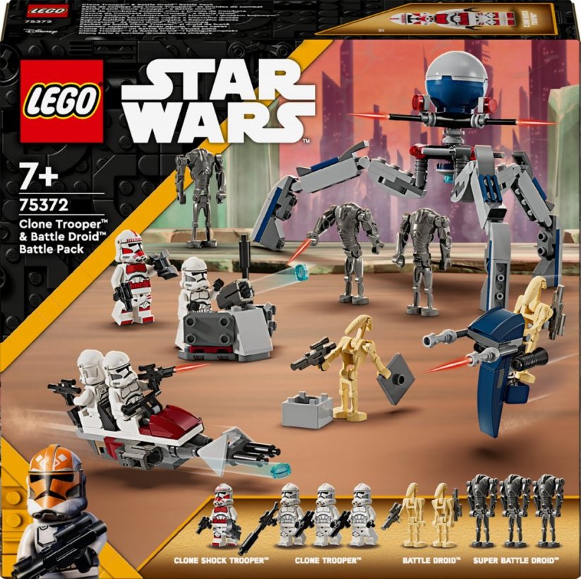 LEGO Star Wars Sada bitewny z żołnierzem armii klonów™ i droidem bojowym™ (75372)