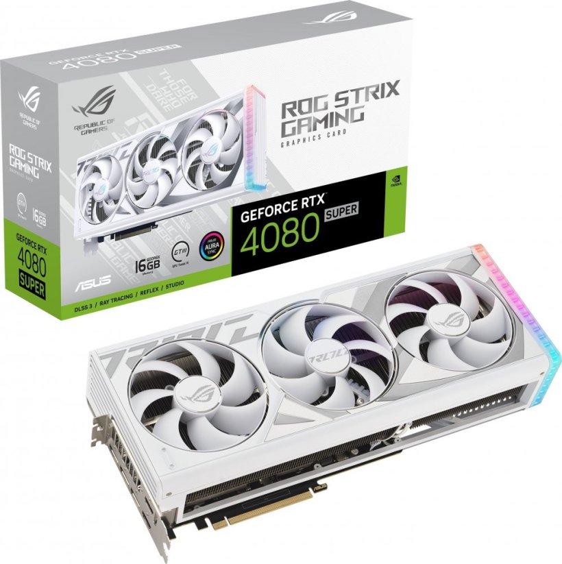 Asus ROG Strix GeForce RTX 4080 SUPER White OC 16GB GDDR6X (ROG-STRIX-RTX4080S-O16G-WHITE)