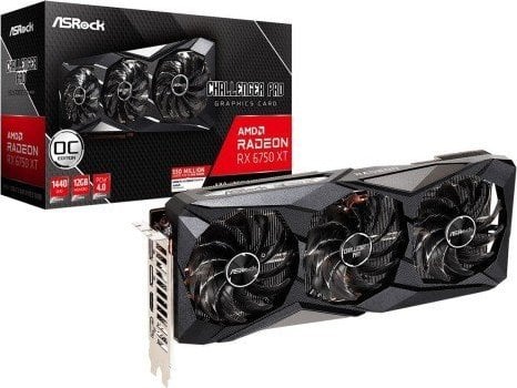 ASRock Radeon RX 6750 XT Challenger Pro OC 12GB GDDR6 (RX6750XT CLP 12GO)