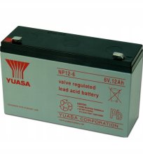 Yuasa NP12-6 YUASA 12Ah 6V akumulátor AGM